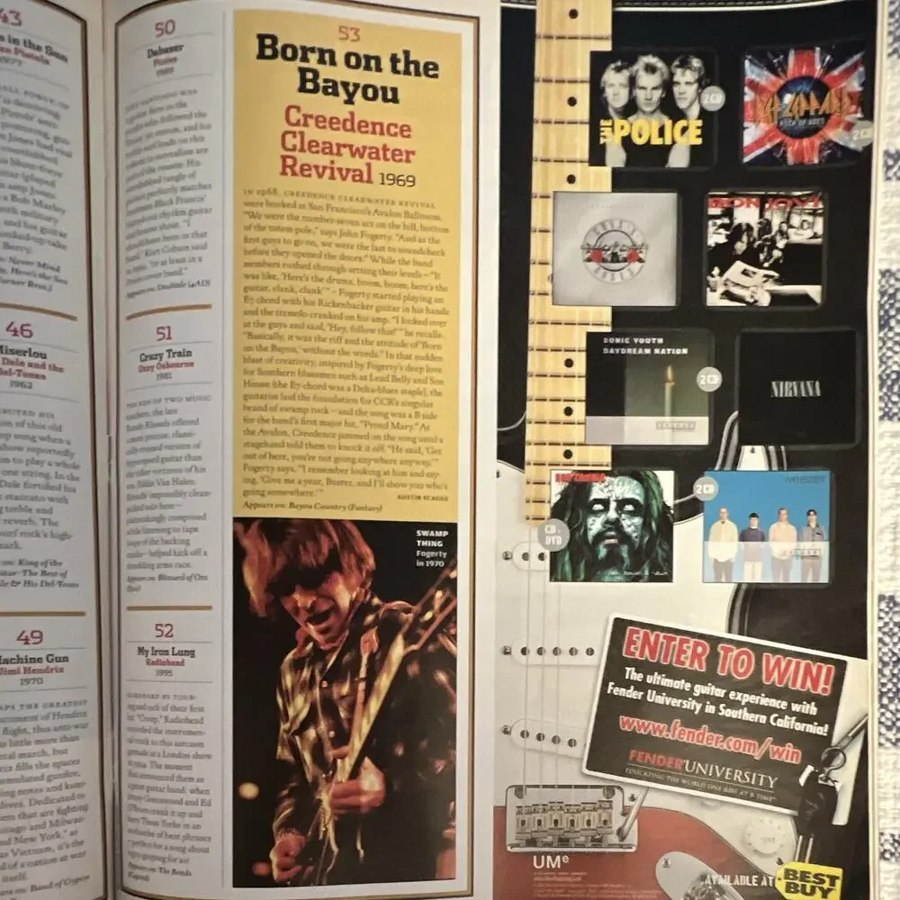 Rolling Stone Magazine June 2008 Issue 1054 RS1054 100 Greatest Guitar Songs
